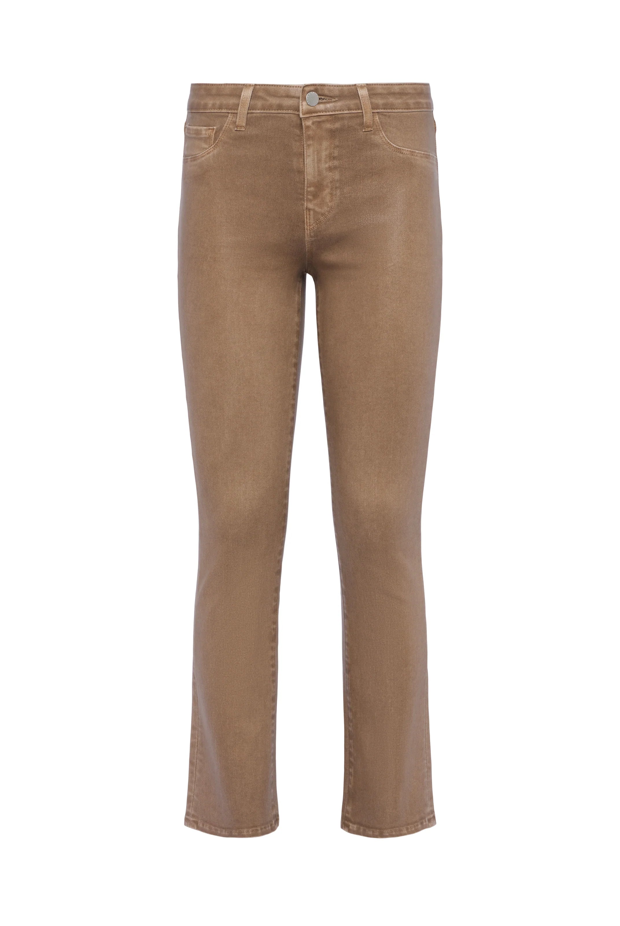 Tati Coated Micro Boot Jean - Rye Coated by L'agence — view 5