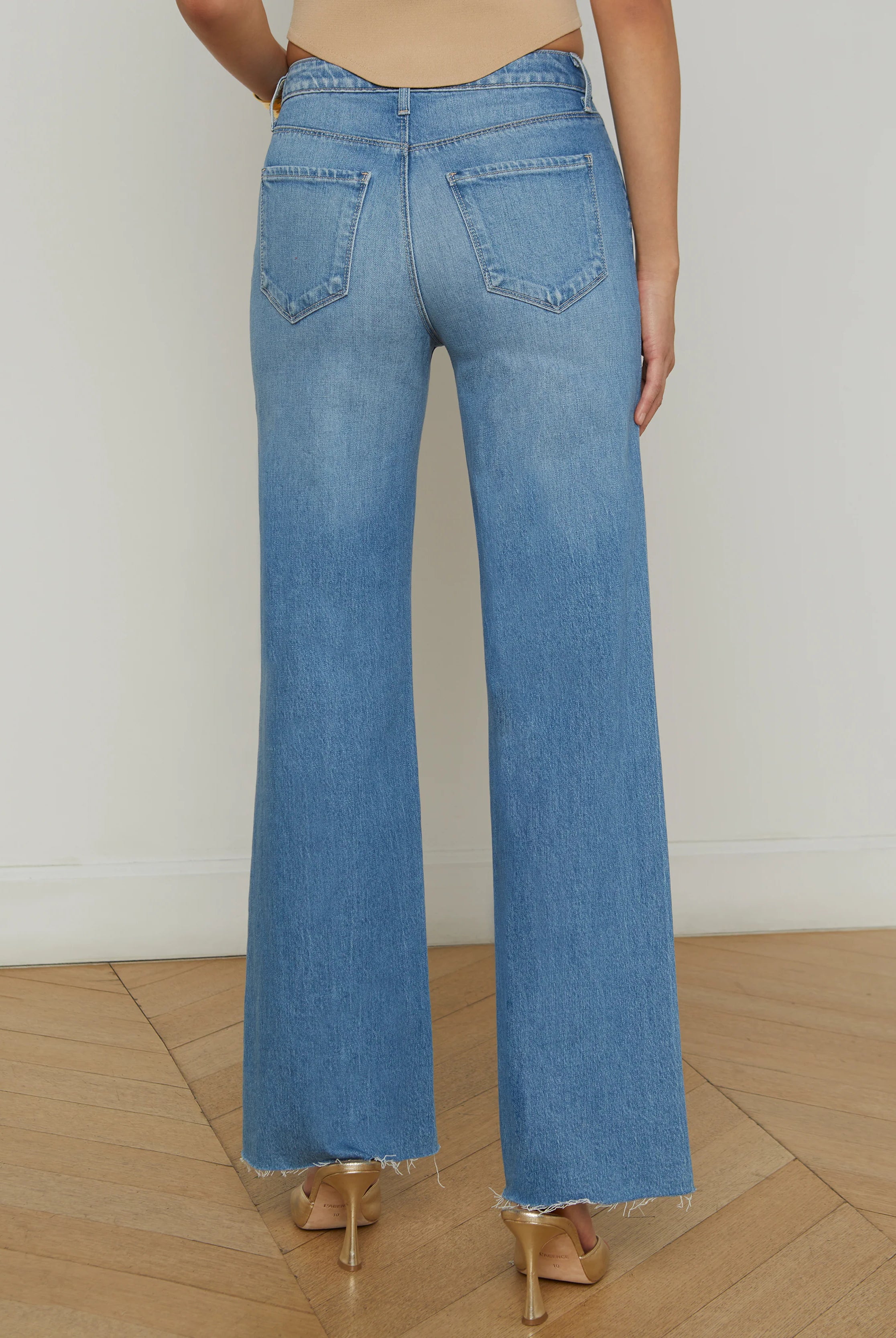 Scottie Wide Leg Jean - Calloway by L'agence — view 3