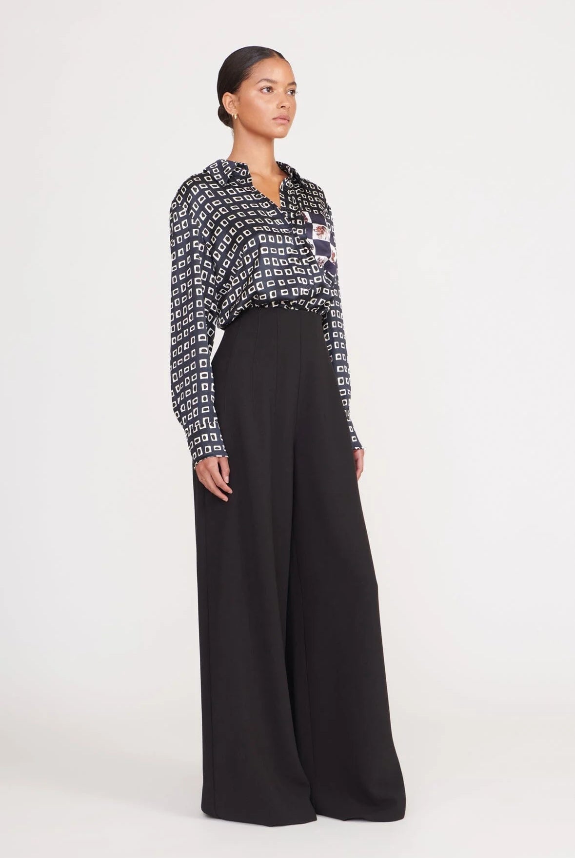 Caleb Pant - Black by STAUD — alternate view
