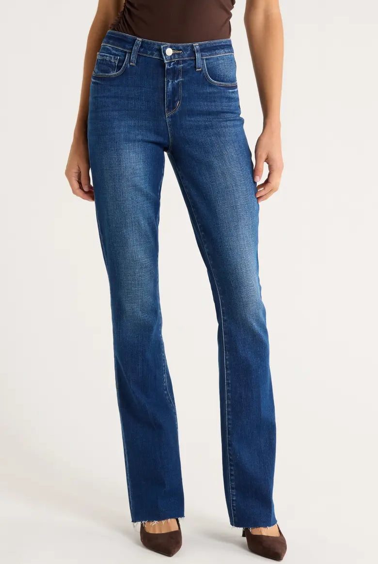 Ruth Raw Hem Straight Leg Jeans - Marvista by L'agence | 25 South Boutiques