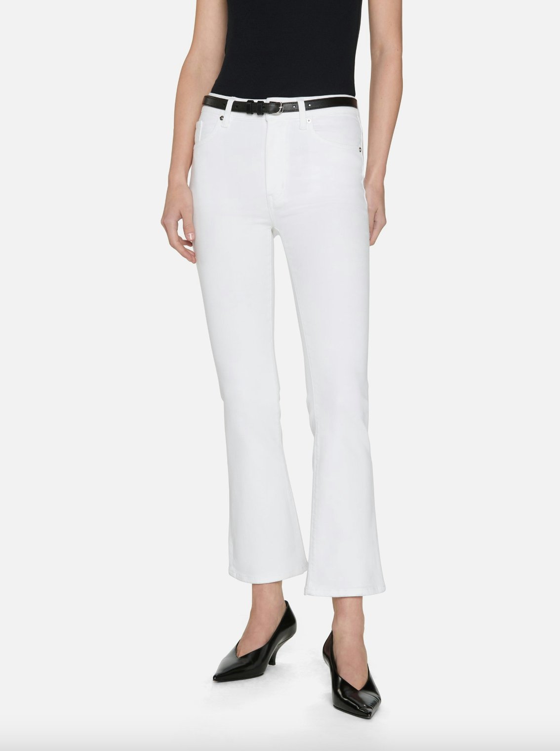 The Reboot Crop - White by Frame | 25 South Boutiques