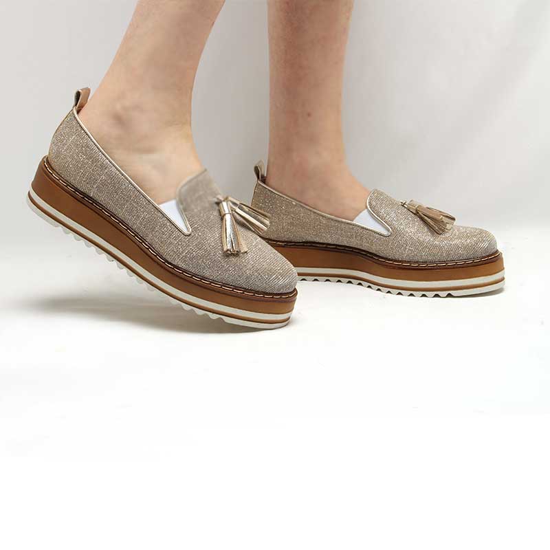 Cassidy Loafer - Galaxy Beige by Michele Lopriore — view 5