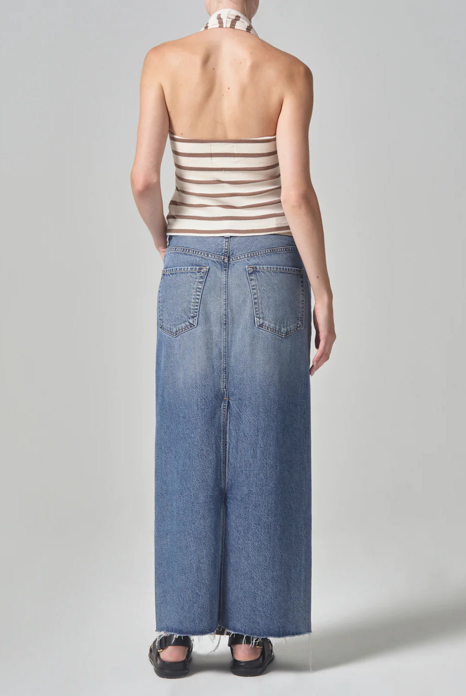 Circolo Reworked Maxi Skirt - Glisten by Citizens of Humanity — view 3