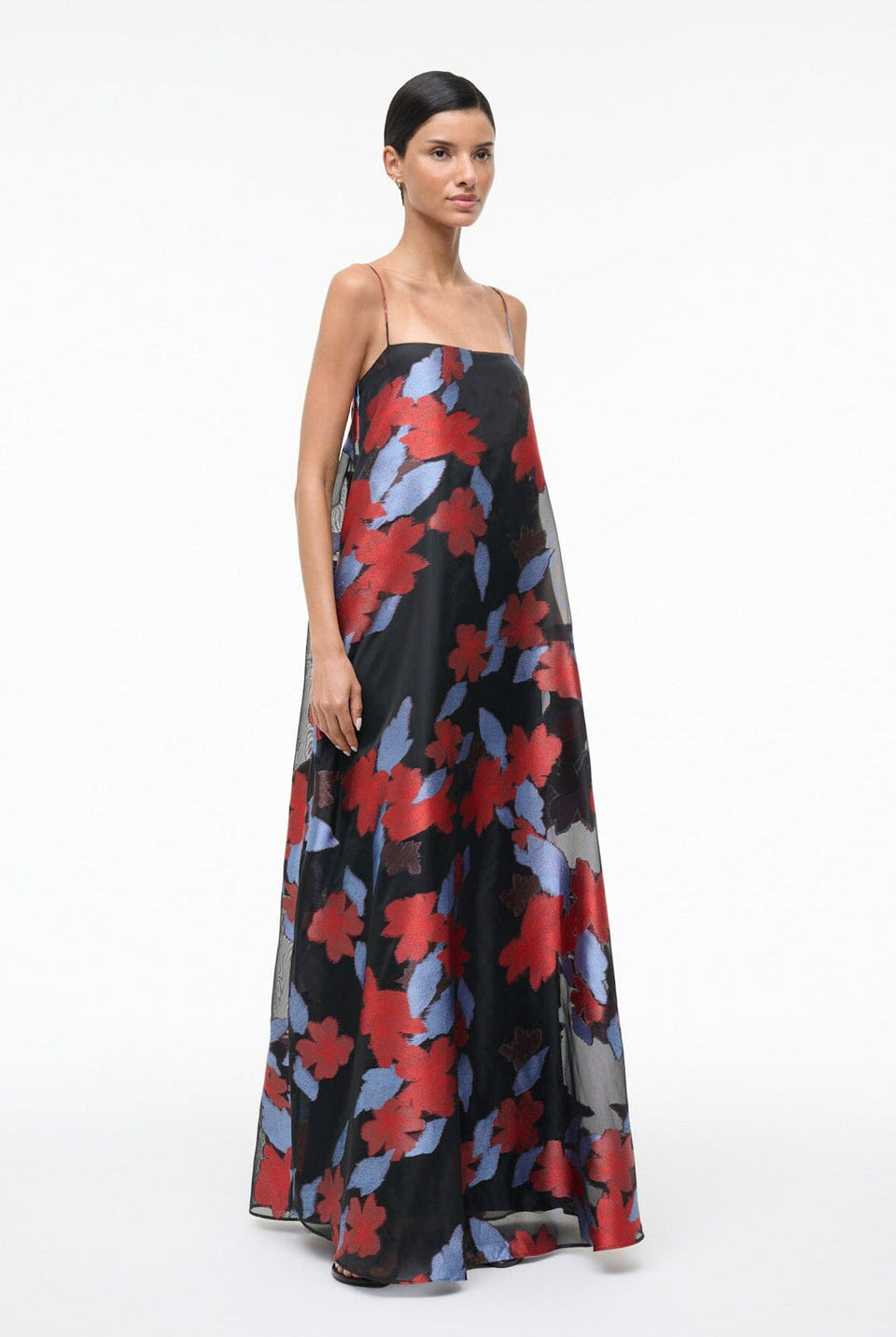 Delfina Dress - Night Garden by STAUD — view 3
