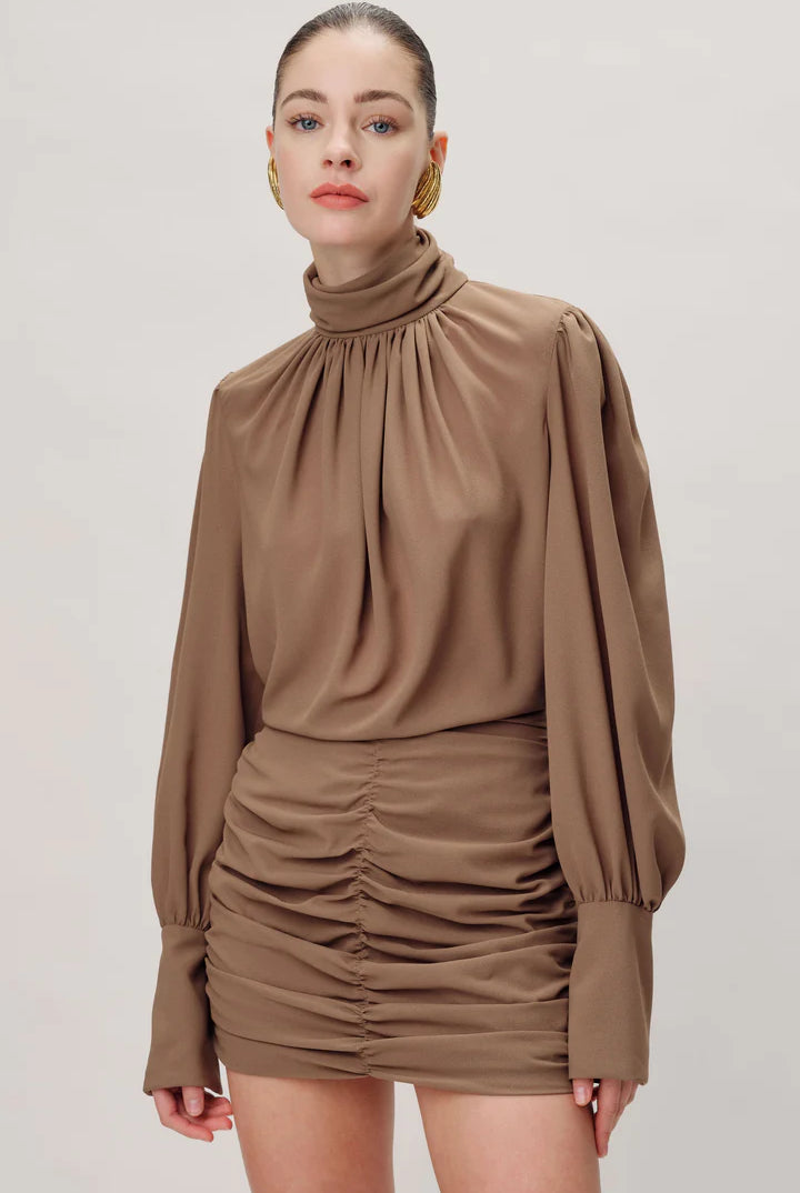 Yebba Dress - Toffee by Ronny Kobo | 25 South Boutiques