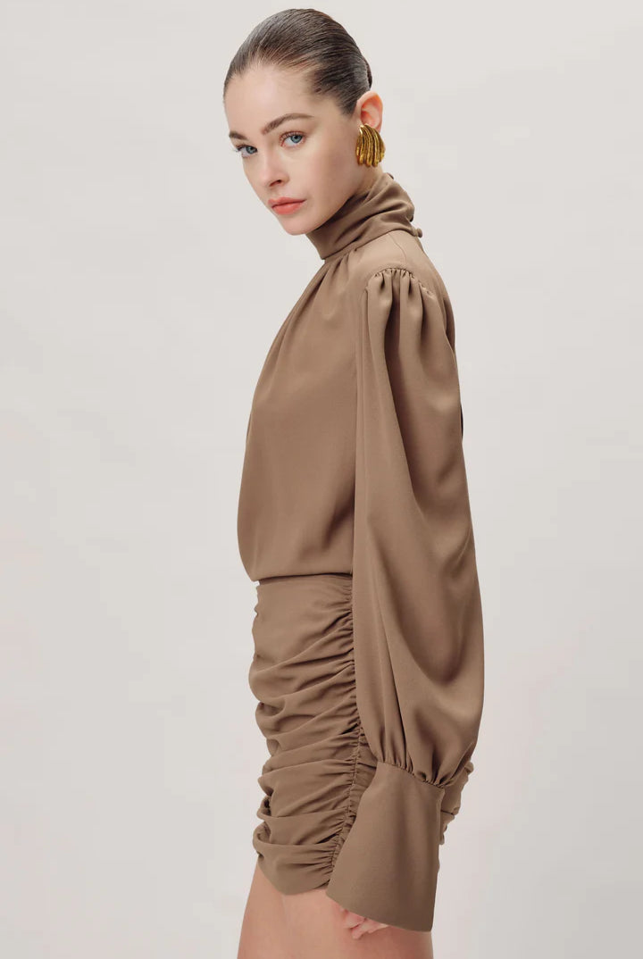 Yebba Dress - Toffee by Ronny Kobo — alternate view