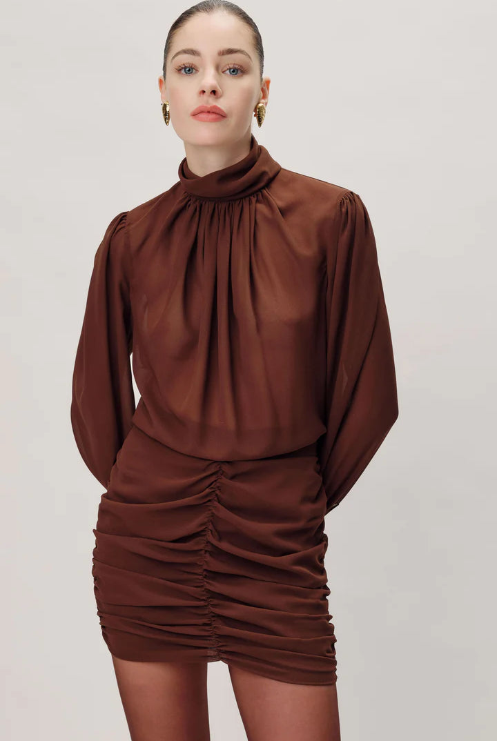 Yebba Dress - Chocolate by Ronny Kobo | 25 South Boutiques