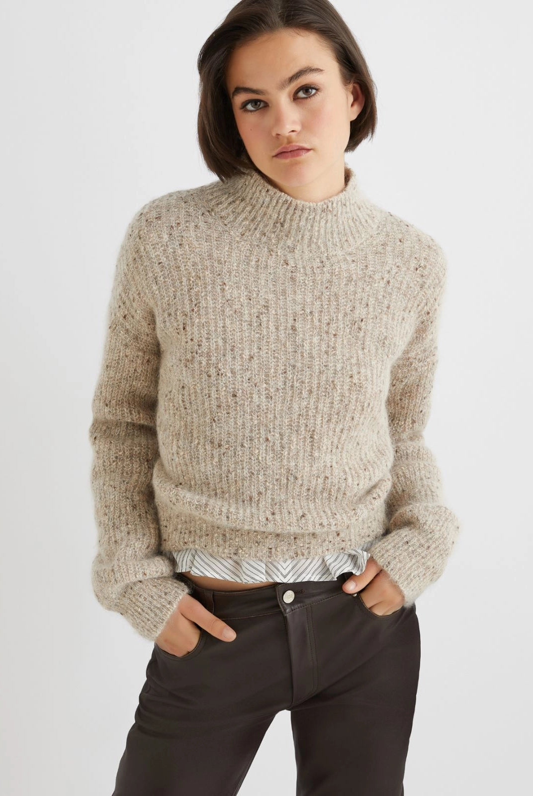 Delia Mohair Alpaca Sweater - Ivory by Marella | 25 South Boutiques