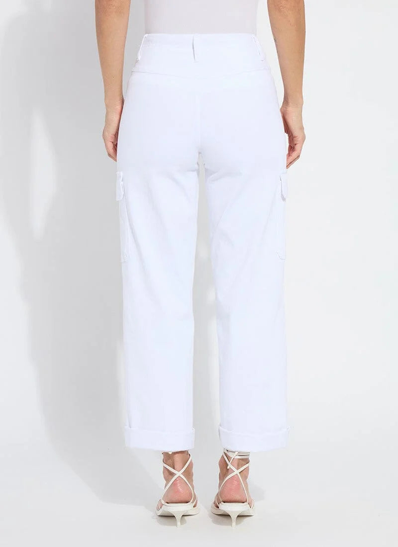 Scout Cuffed Cargo - White by Lysse — view 3
