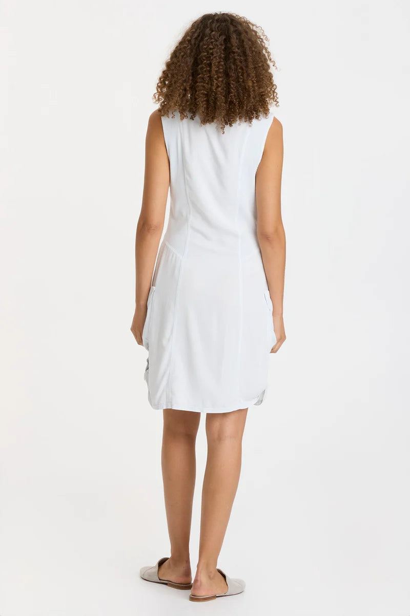 Twill Penta Dress - Fantail Pigment by XCVI — view 3