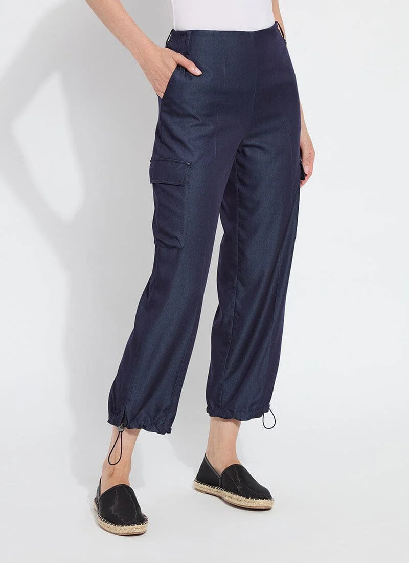 Monique Tailored Cargo - Solid Indigo by Lysse | 25 South Boutiques