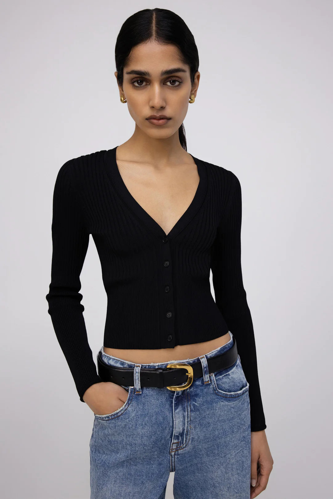 Ailany Cardigan - Black by Jonathan Simkhai | 25 South Boutiques
