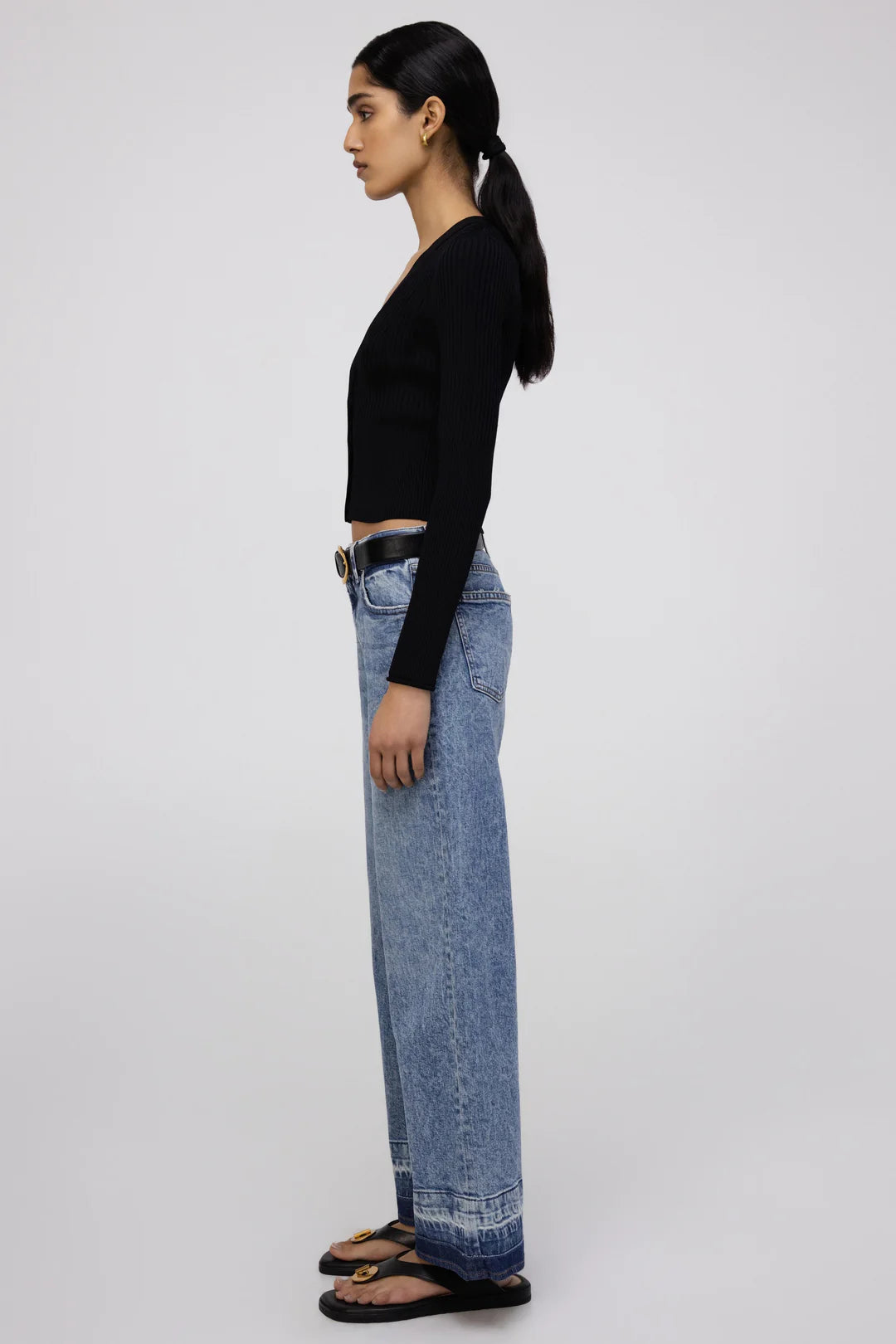 Ailany Cardigan - Black by Jonathan Simkhai — view 3