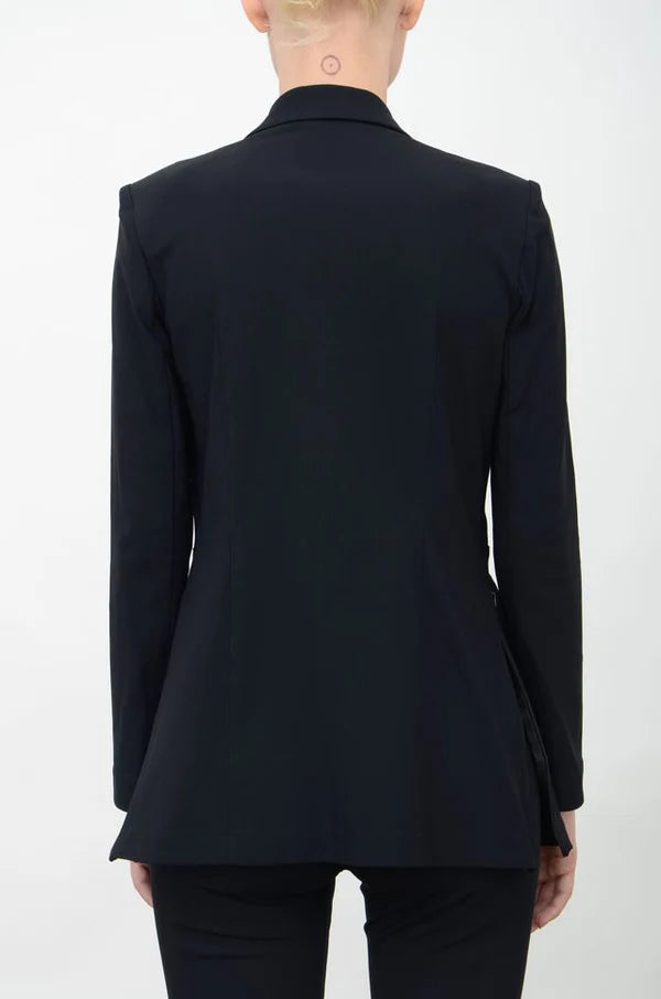 Valbella Tech Stretch Blazer - Black by Elaine Kim — view 3