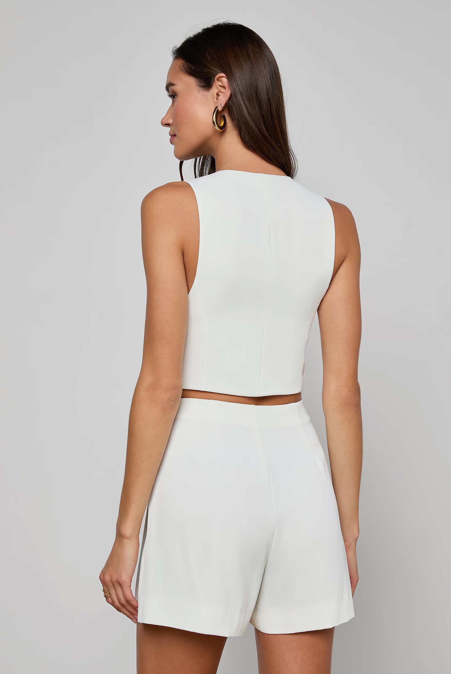 Jianna Vest - Ivory by L'agence — view 4