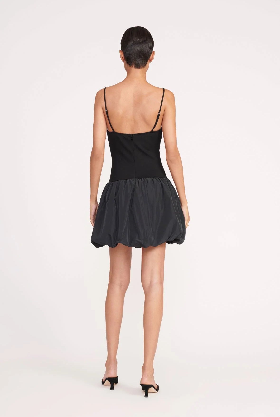 Ablee Dress - Black by STAUD — view 4