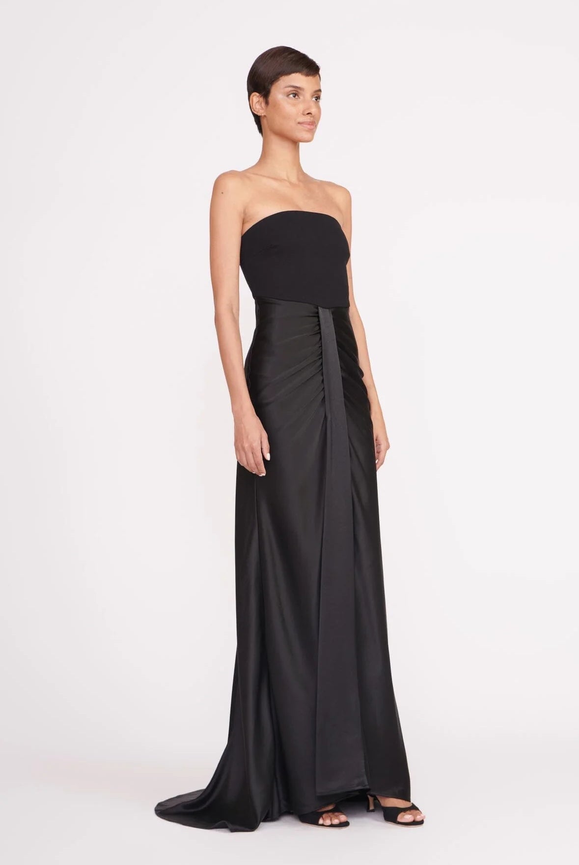 Wayfaring Dress - Black by STAUD — view 3