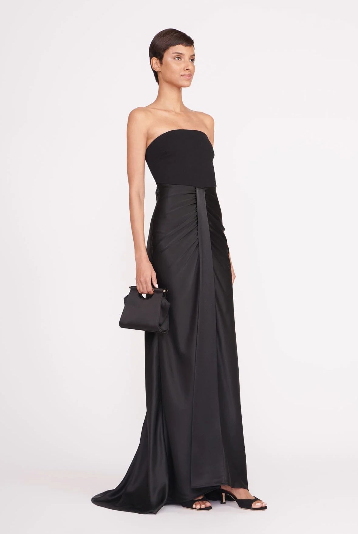 Wayfaring Dress - Black by STAUD — view 4