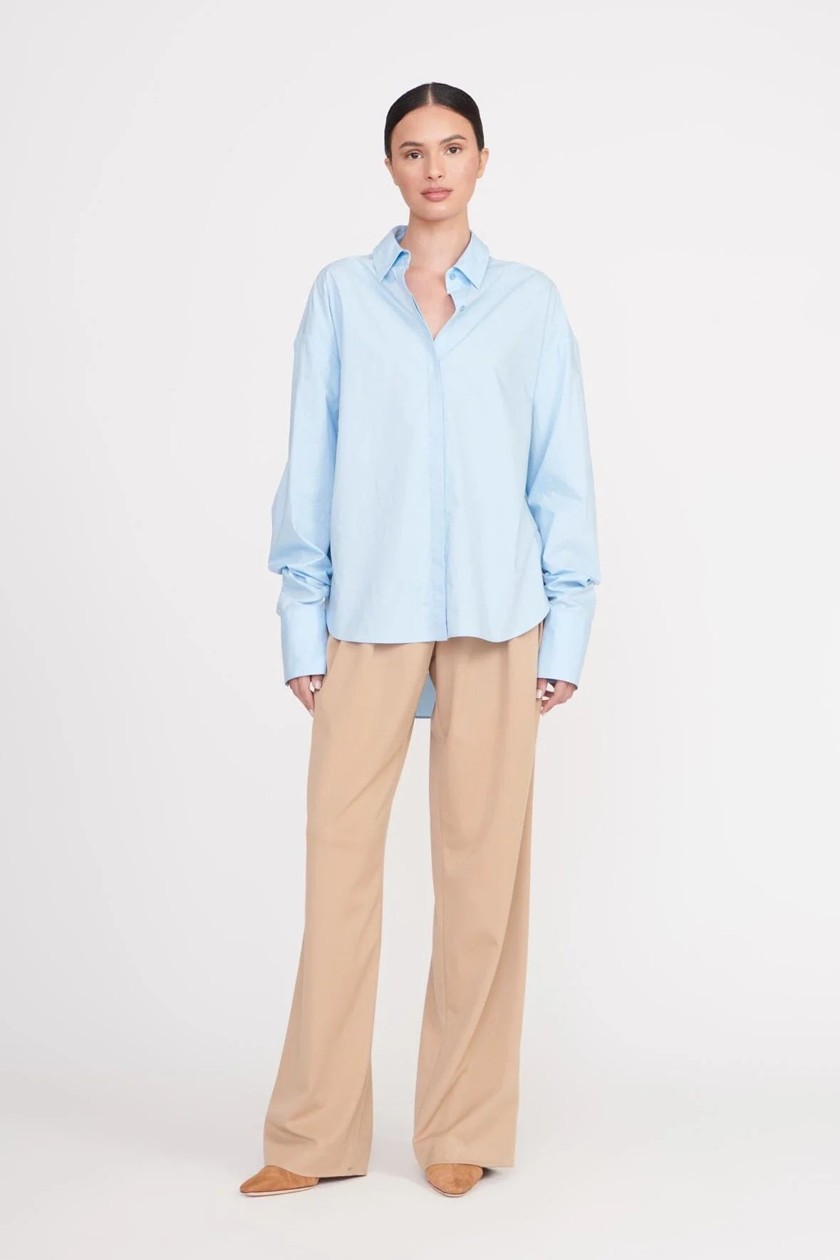 Colton Shirt - French Blue by STAUD — alternate view