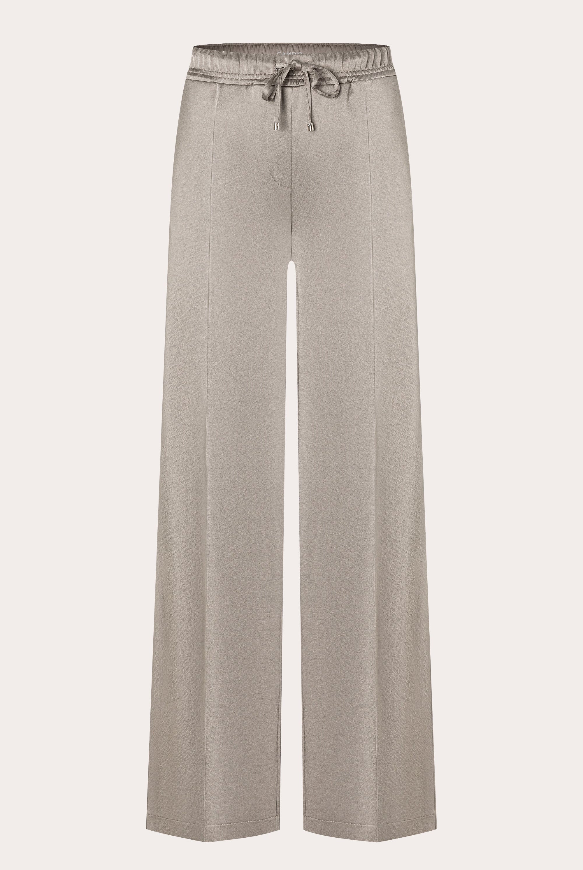 Avril Wide Leg Trousers - Silver Marble by Cambio — view 6