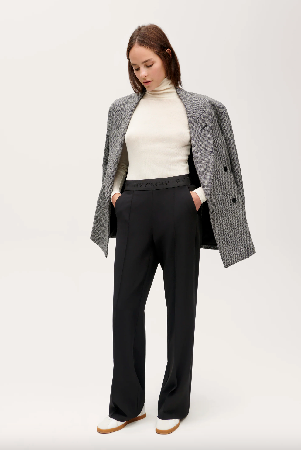 Ava Wide Leg Pants - Black by Cambio — alternate view