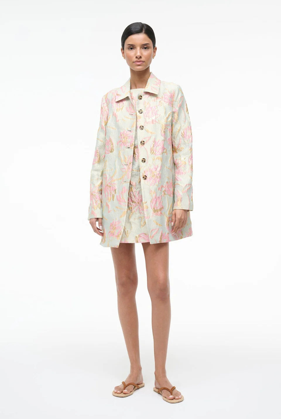 Halton Jacket - Botanica Aloe by STAUD — alternate view