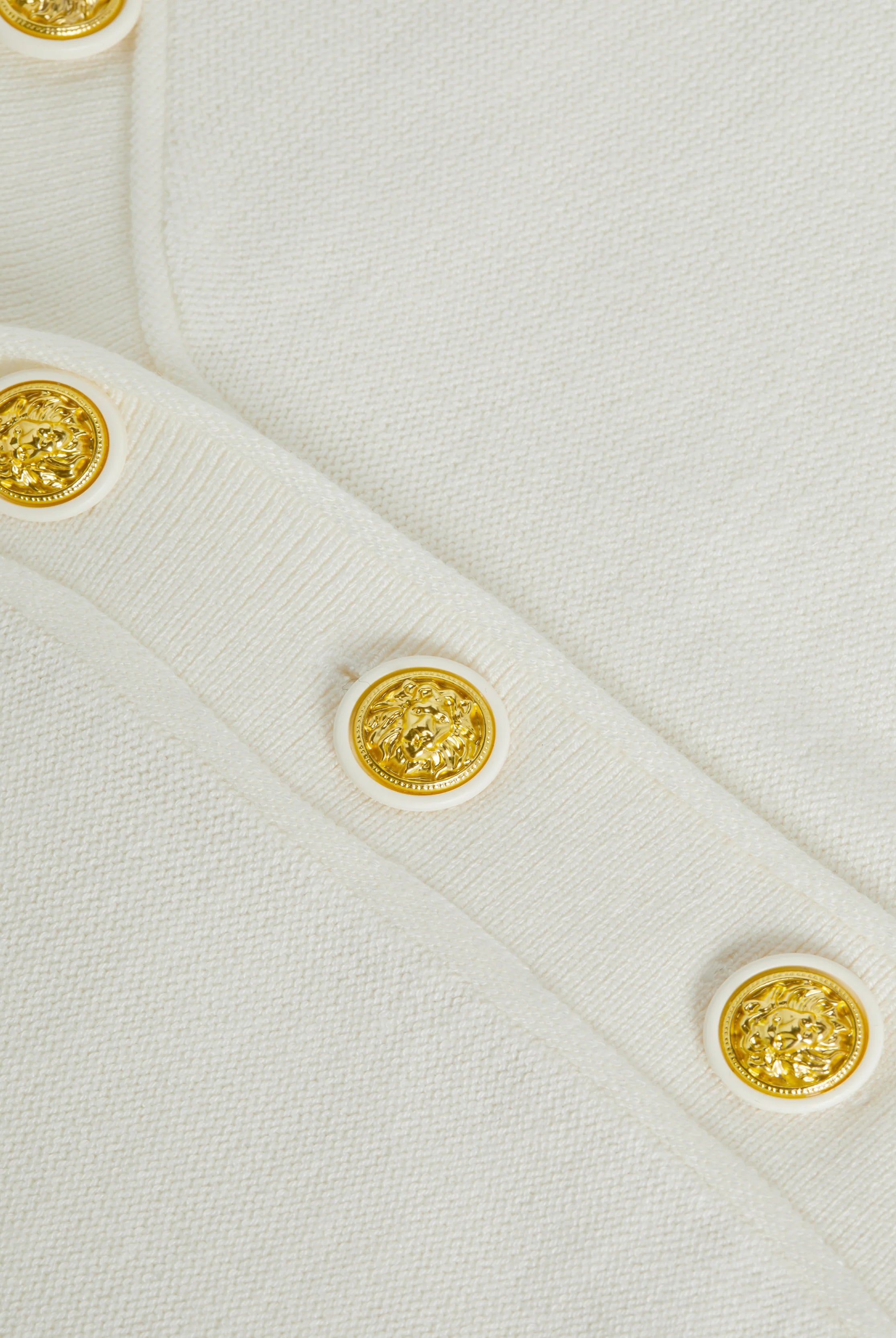 Nopal Cropped Cardigan - Ivory Gold by L'agence — view 5