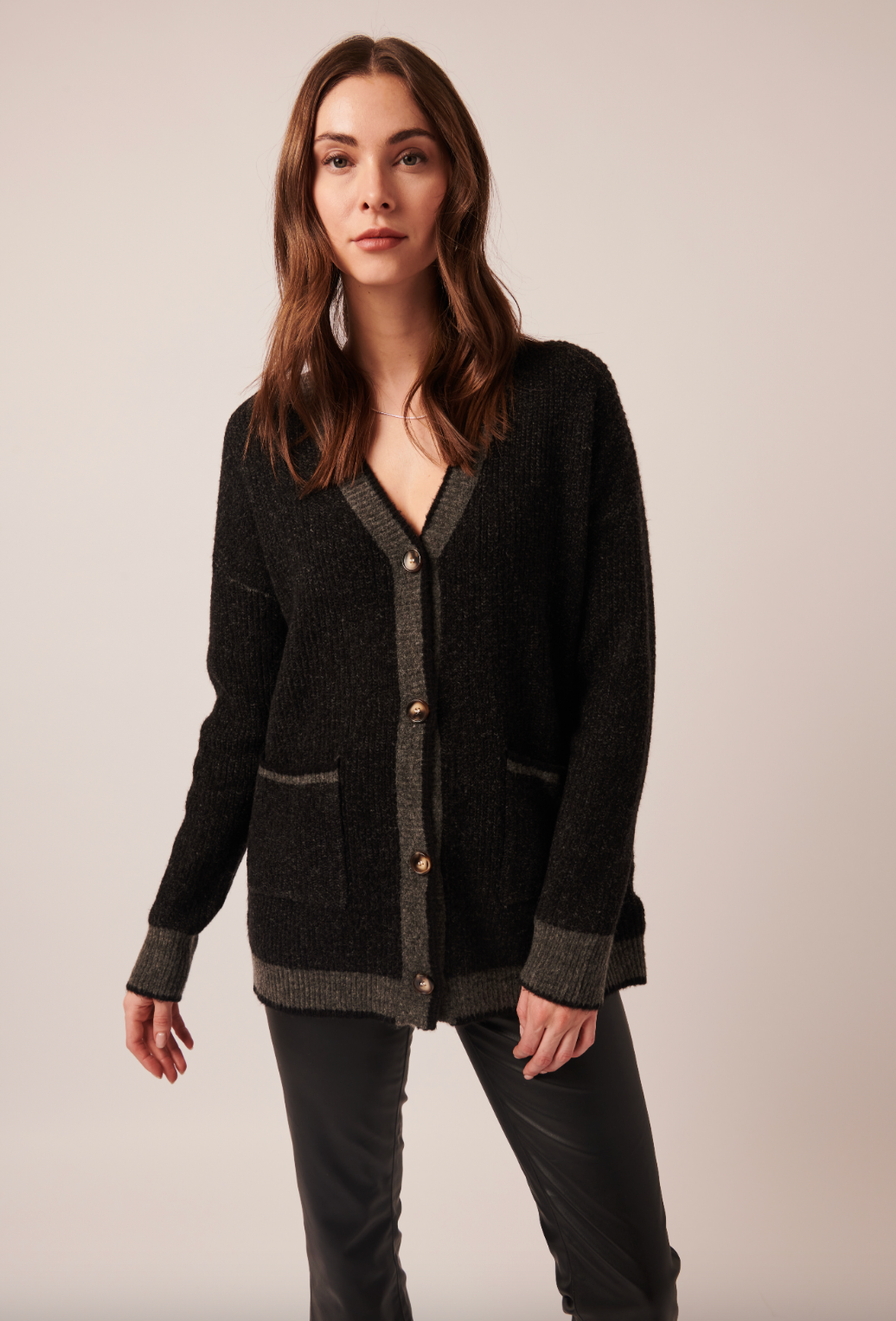 Lyra Cardigan - Smokey Chimney by Line | 25 South Boutiques