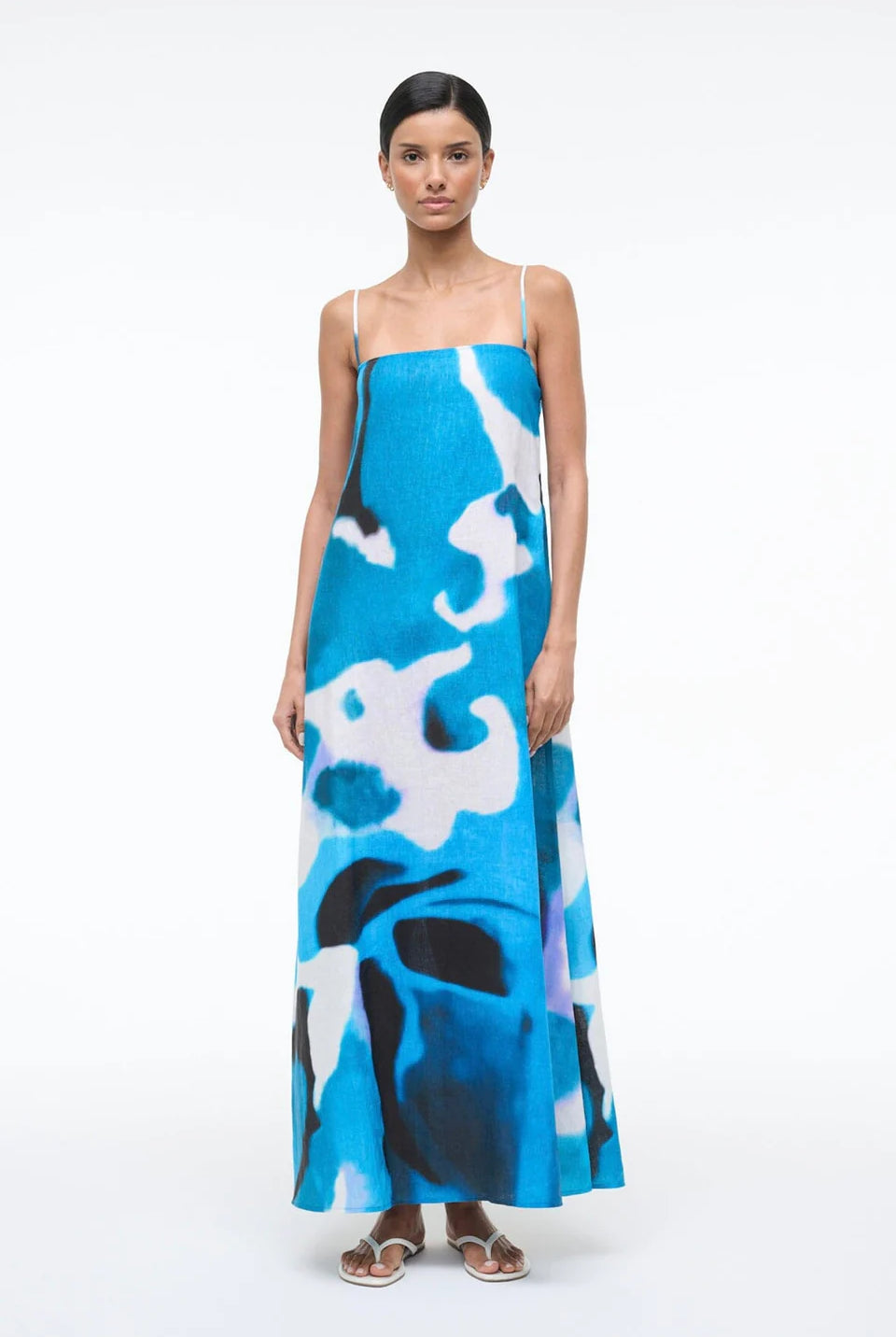 Laura Linen Dress - Blue Haze by STAUD | 25 South Boutiques