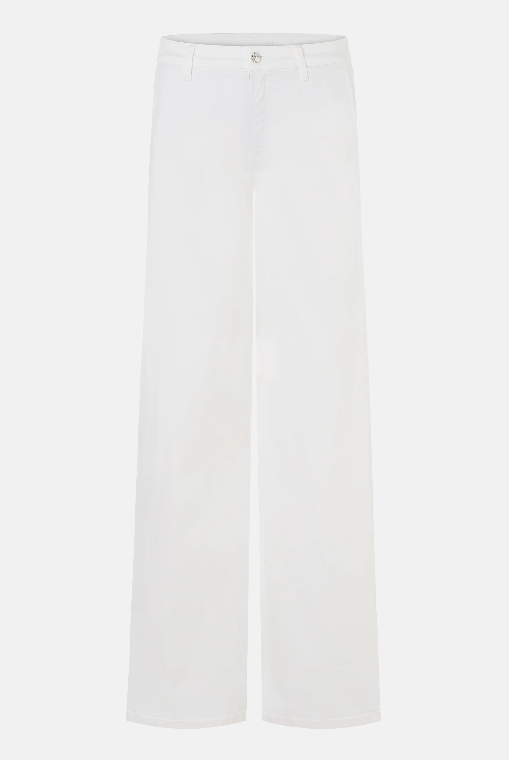 Alek Long Wide Fit Jean - Pure White Stone by Cambio — view 5