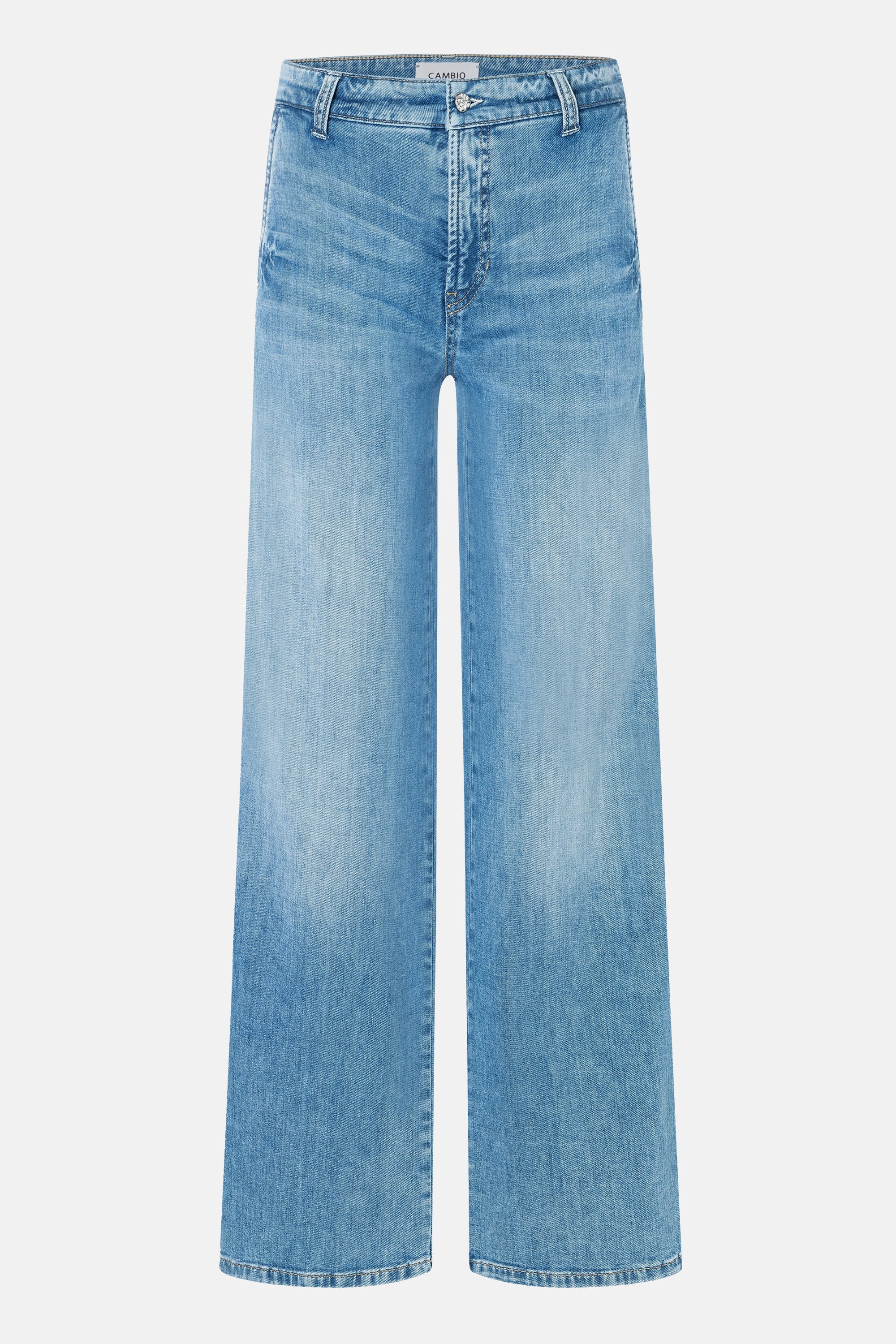 Alek Long Wide Fit Jean - Lefthand Soft Bleach by Cambio — view 4
