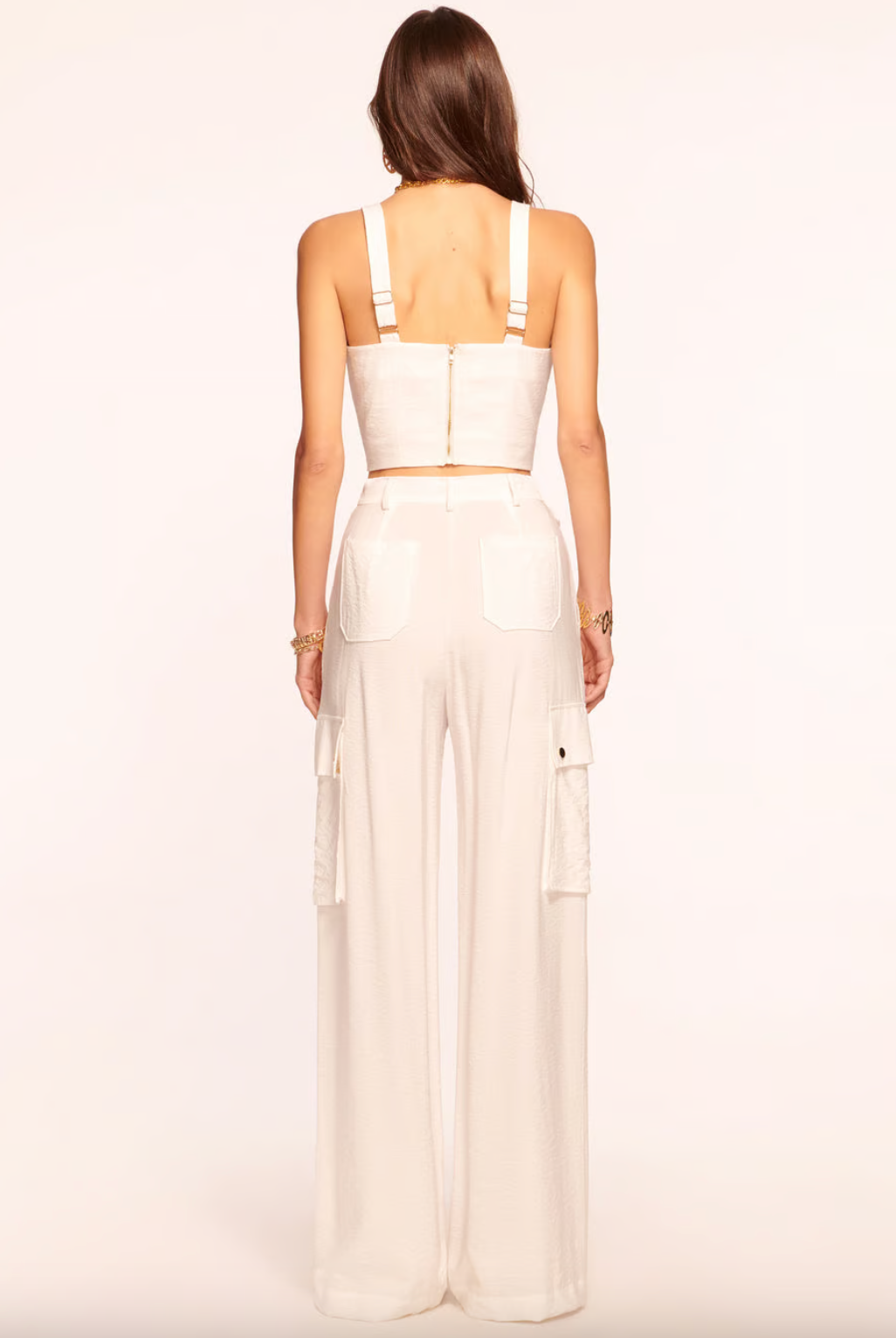 Emil Cargo Pant - Ivory by Ramy Brook — view 4
