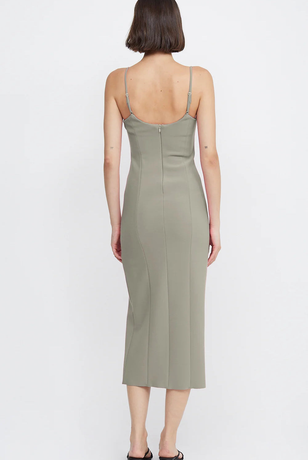 Marisol Midi Dress - Silver Sage by Bec & Bridge — alternate view