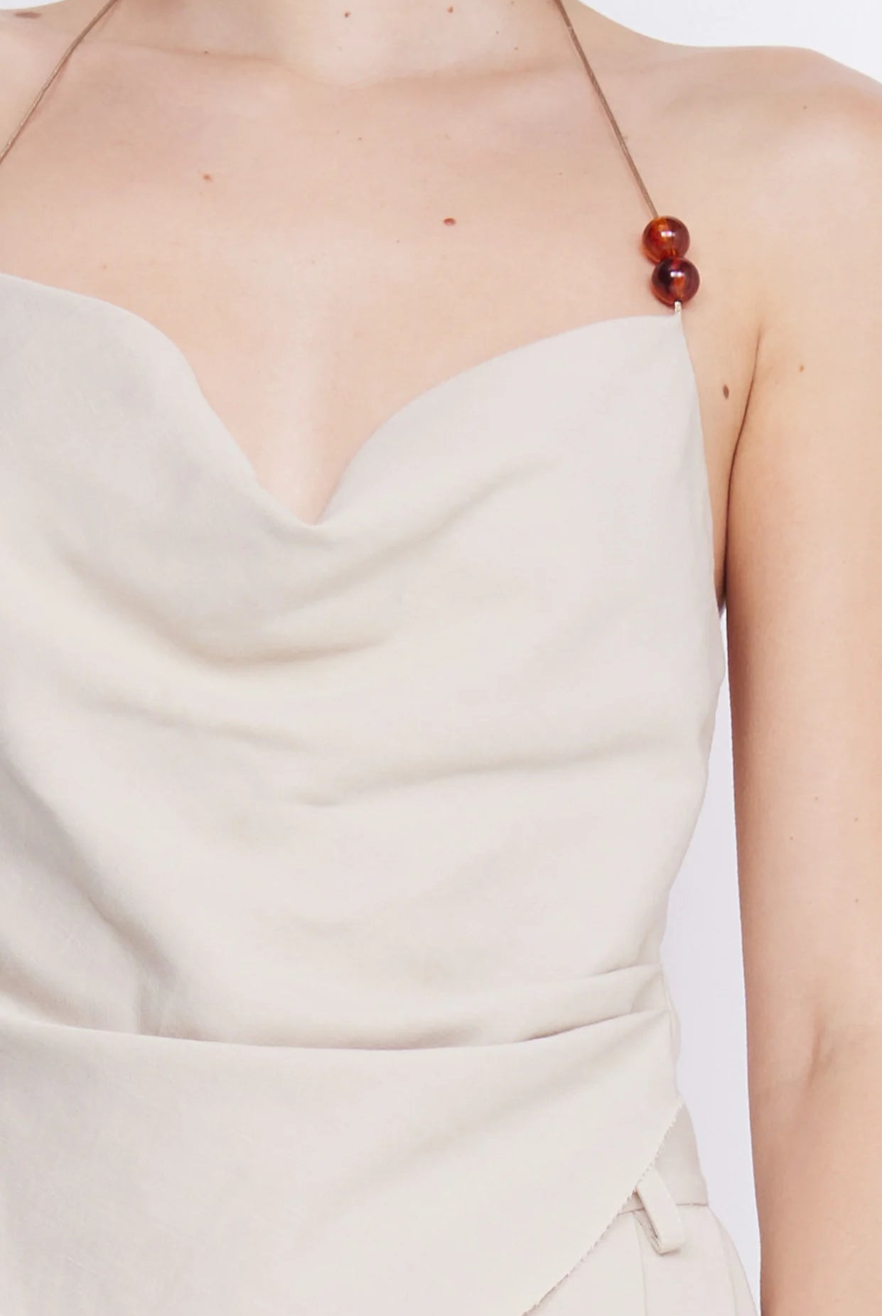 Desiree Halter Top - Sand by Bec & Bridge — alternate view