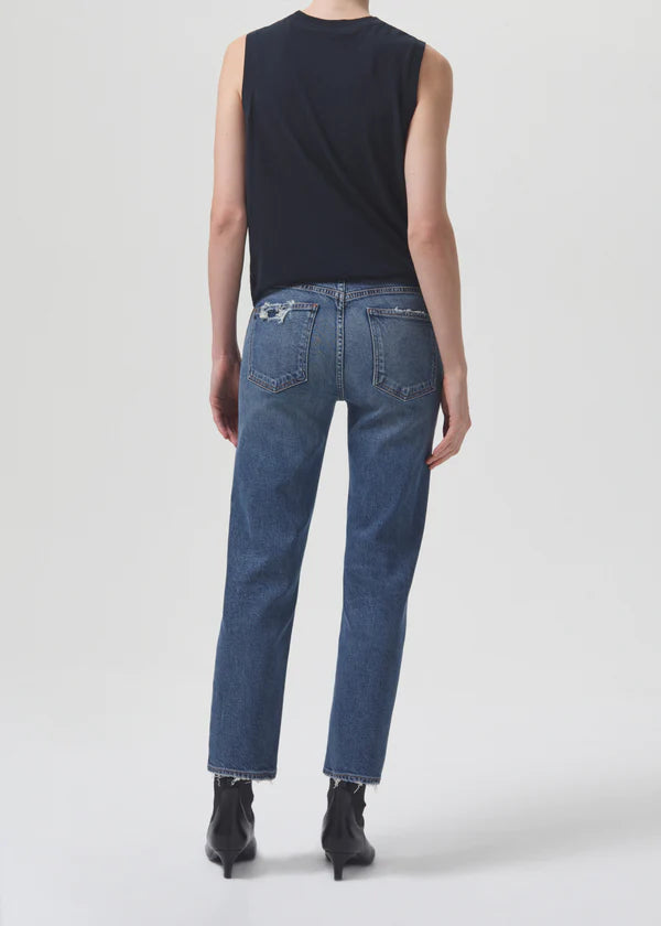 Kye Mid Rise Straight Crop - Notion by AGOLDE — view 4