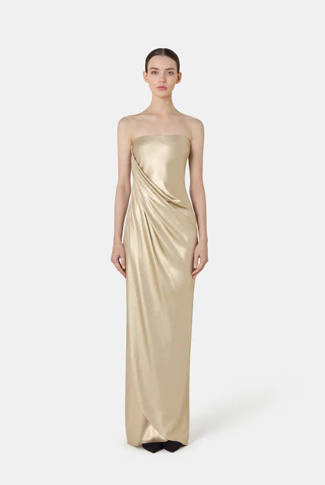 Jiro Gown - Gold by Chiara Boni | 25 South Boutiques