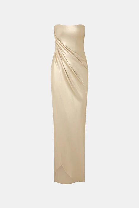 Jiro Gown - Gold by Chiara Boni — view 5