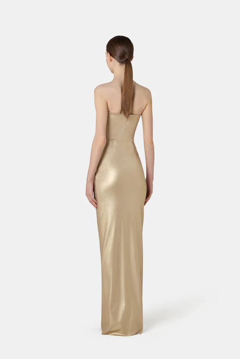 Jiro Gown - Gold by Chiara Boni — view 4