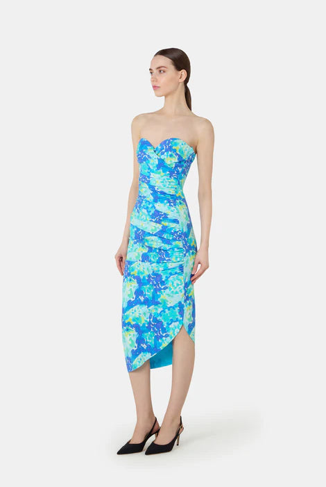 Kisho Midi Dress - Maldivian by Chiara Boni — view 3
