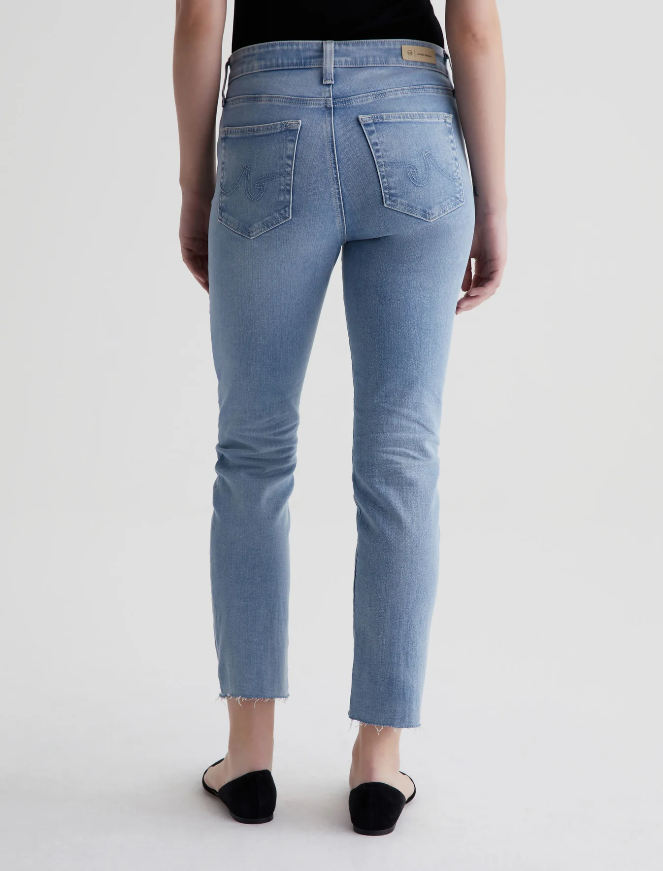 Mari Crop High-Rise Slim Straight Jean - 24 Years Looking Glass by Adriano Goldschmied AG — view 4