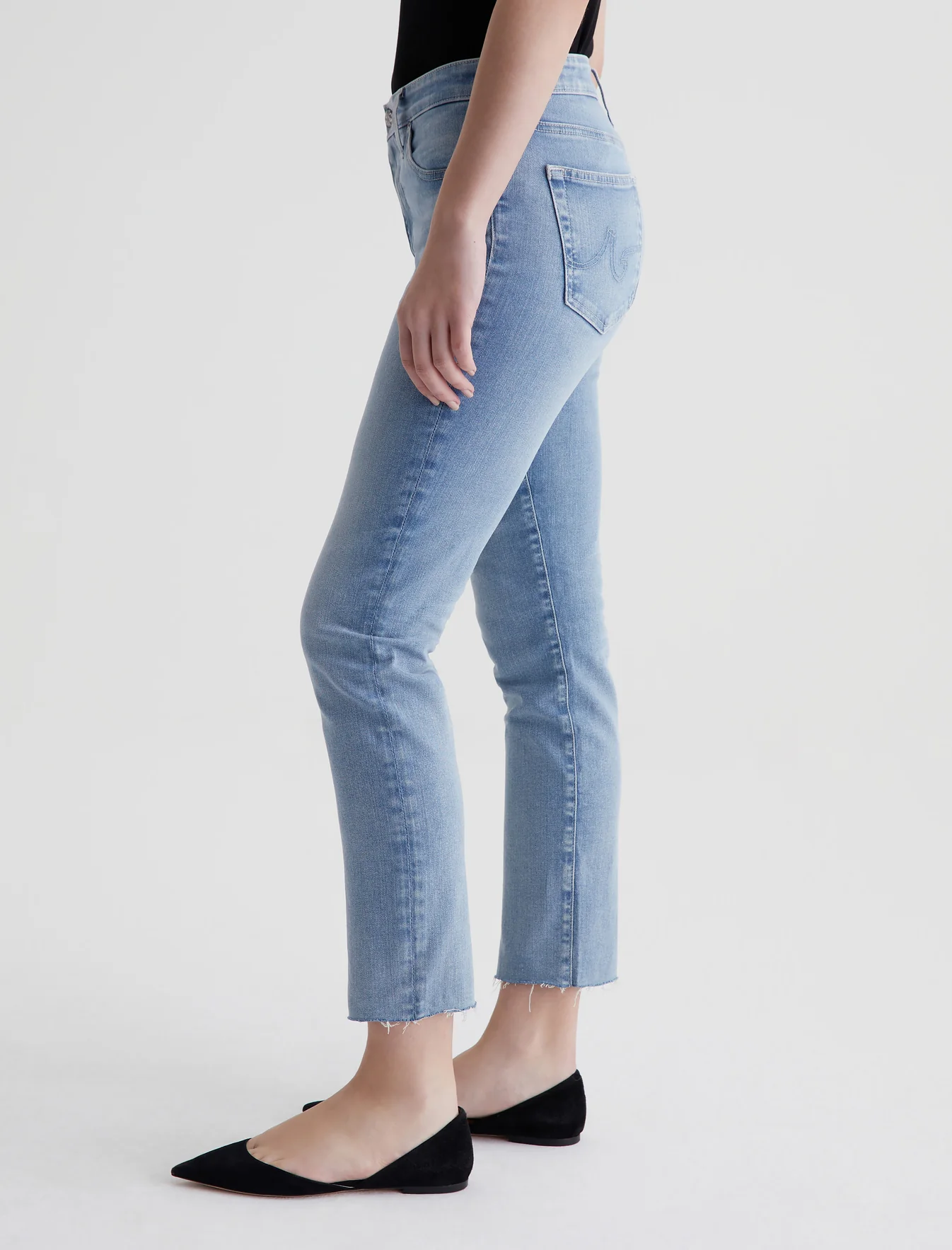Mari Crop High-Rise Slim Straight Jean - 24 Years Looking Glass by Adriano Goldschmied AG — view 3
