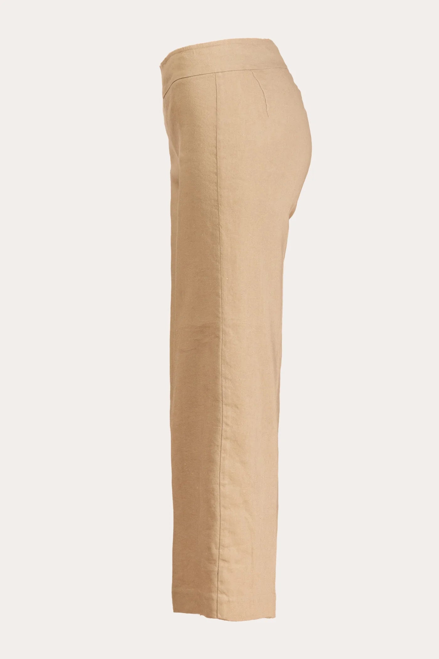 Alex Linen Pant - Khaki by Avenue Montaigne — view 4