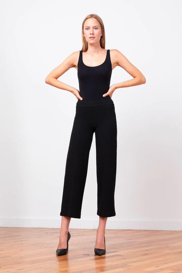 Alex Boucle Pant - Black by Avenue Montaigne | 25 South Boutiques
