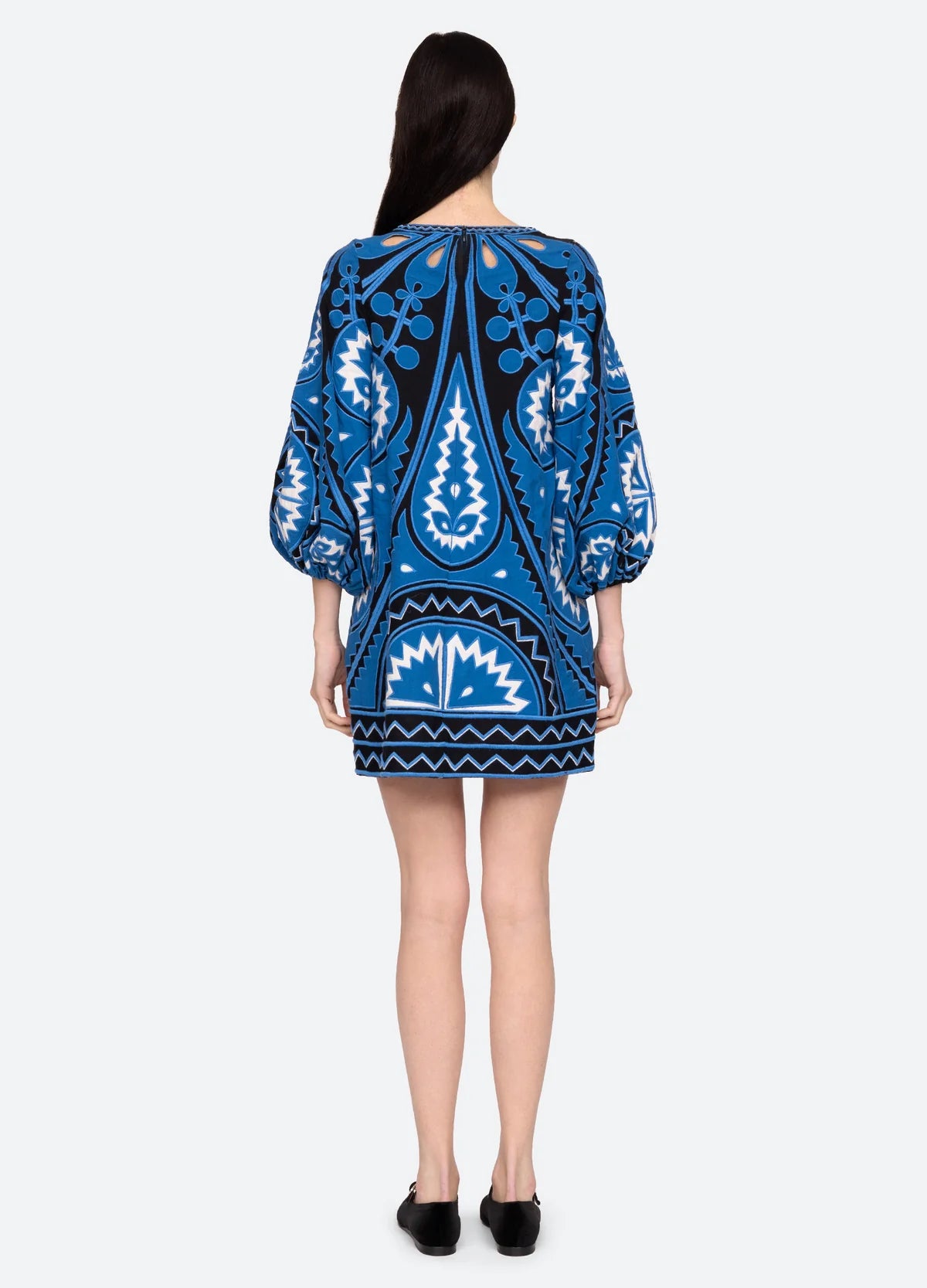 Gael Tunic - Blue by Sea NY — alternate view