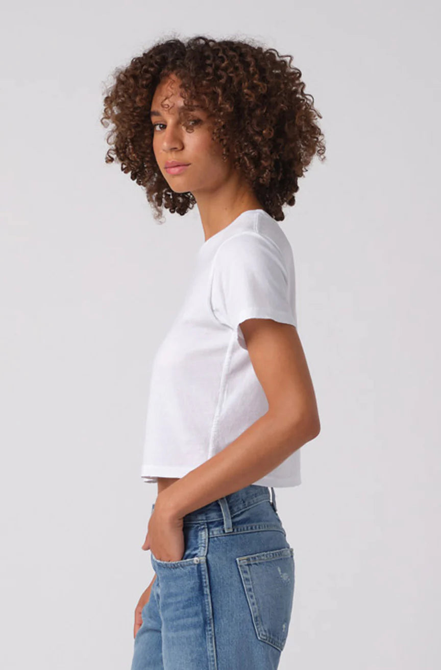 Babe Tee - White by AMO — alternate view