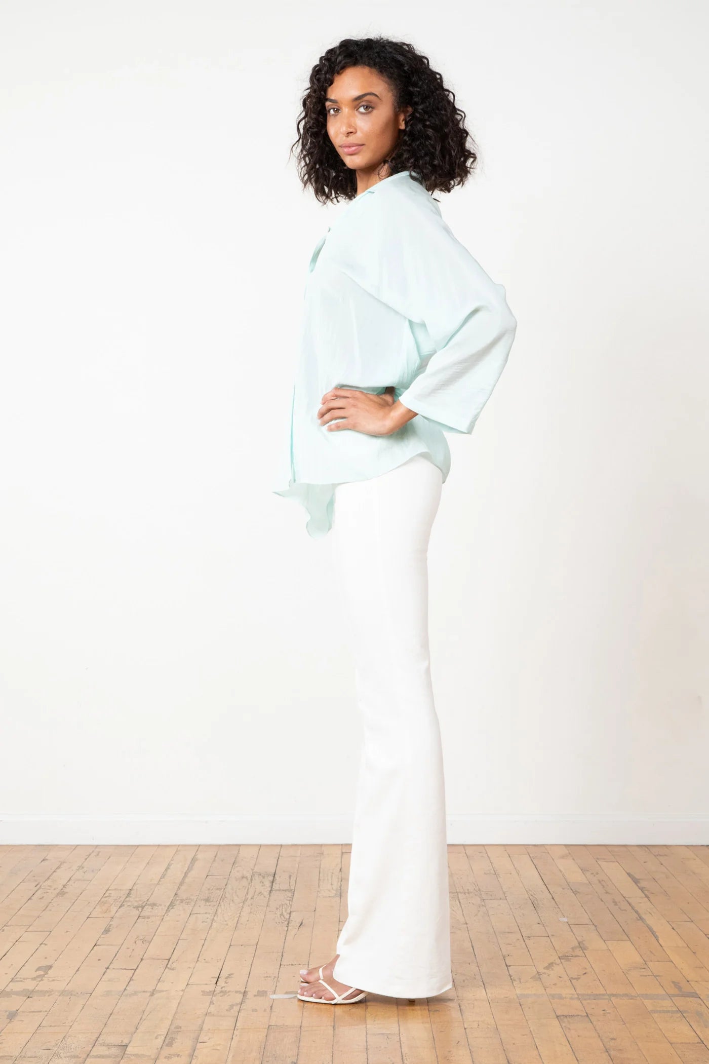 Bellini Pants - Off White Denim by Avenue Montaigne — alternate view