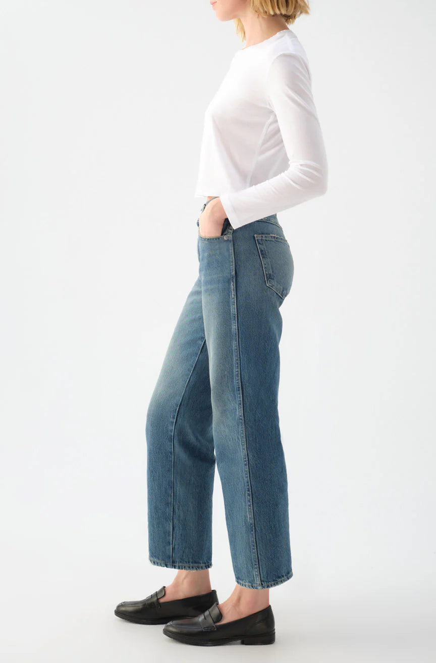 Billie Wide Straight Leg - Chaperone by AMO — alternate view