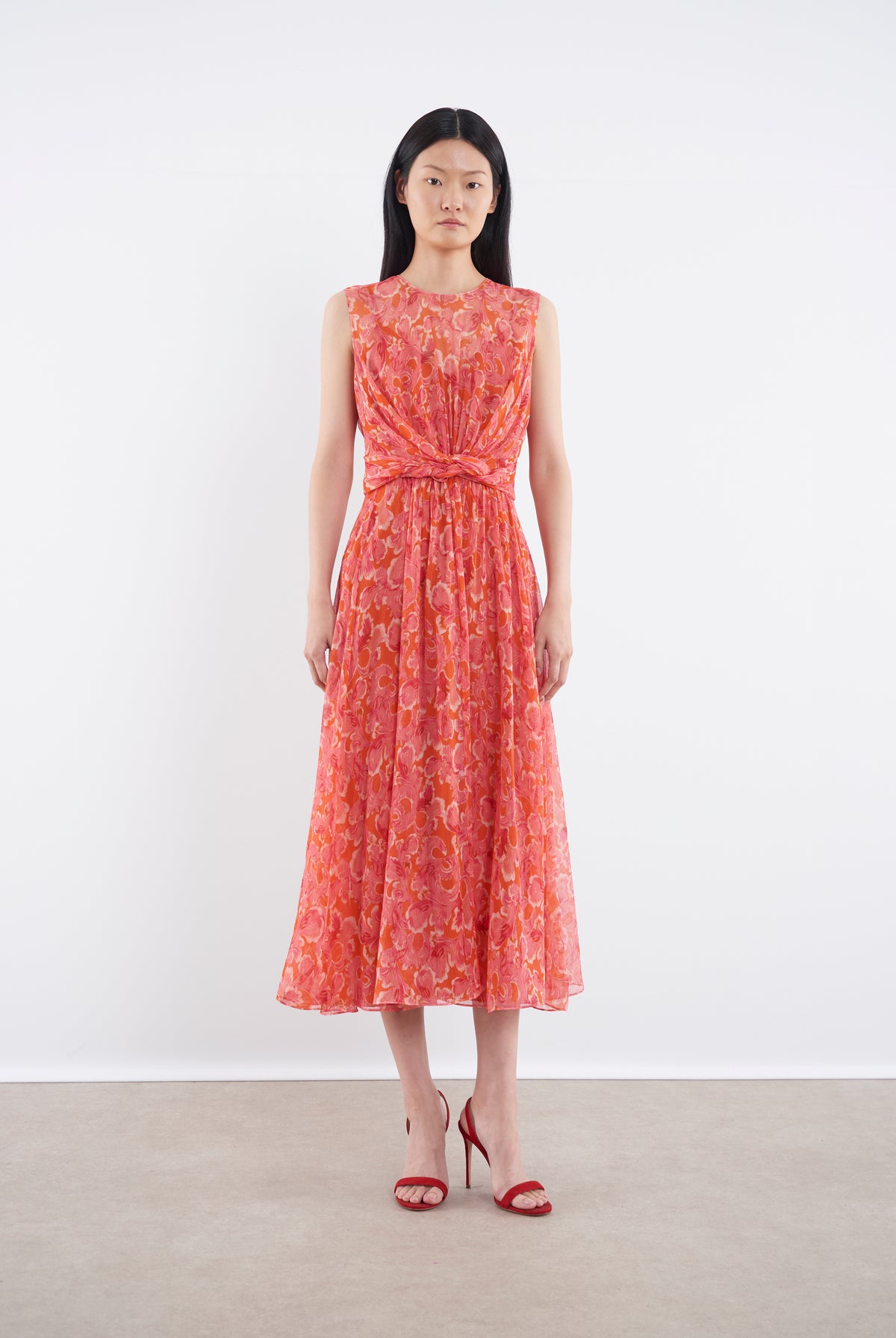 Blythe Chiffon Dress - Traceri Rouge by Saloni | 25 South Boutiques