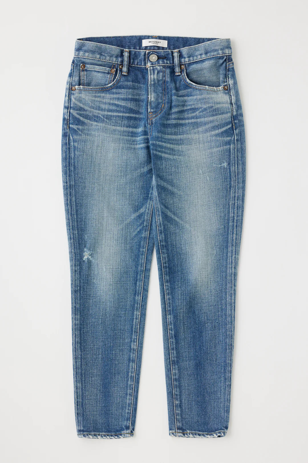 Roseleigh Skinny - Dark Blue by Moussy — view 5