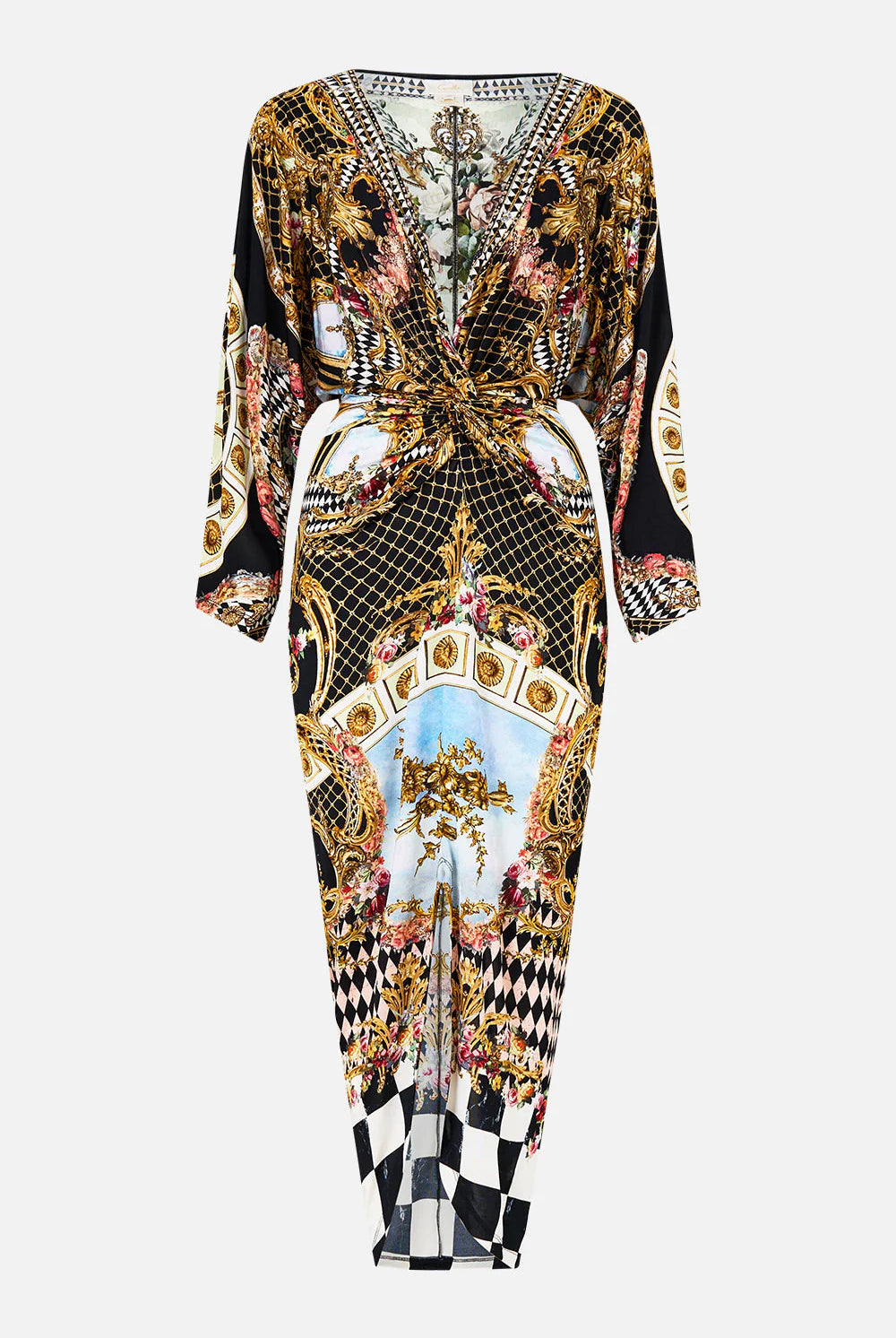 Long Split Front Twist Dress - Monarchy Mania by Camilla — view 6